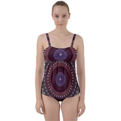 Twist Front Tankini Set 