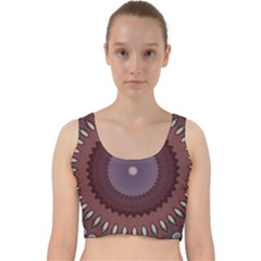 Velvet Racer Back Crop Top 
