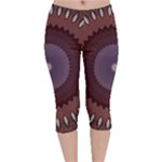 Art Pattern Design Velvet Capri Leggings 
