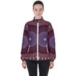 Art Pattern Design Women s High Neck Windbreaker