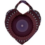 Art Pattern Design Giant Heart Shaped Tote