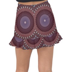 Fishtail Mini Chiffon Skirt 