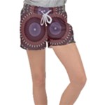 Art Pattern Design Women s Velour Lounge Shorts