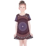 Art Pattern Design Kids  Simple Cotton Dress