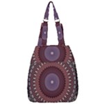 Art Pattern Design Center Zip Backpack