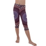 Art Pattern Design Kids  Lightweight Velour Capri Leggings 