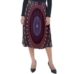 Classic Velour Midi Skirt  
