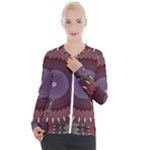 Art Pattern Design Casual Zip Up Jacket