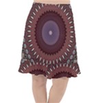 Art Pattern Design Fishtail Chiffon Skirt