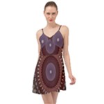 Art Pattern Design Summer Time Chiffon Dress