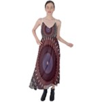 Art Pattern Design Tie Back Maxi Dress