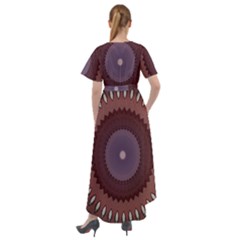 Front Wrap High Low Dress 