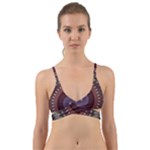 Art Pattern Design Wrap Around Bikini Top