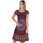 Art Pattern Design Classic Short Sleeve Dress