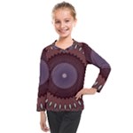 Art Pattern Design Kids  Long Mesh T-Shirt