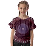 Art Pattern Design Kids  Cut Out Flutter Sleeves