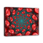 Fractal Red Spiral Abstract Art Canvas 10  x 8  (Stretched)