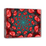 Fractal Red Spiral Abstract Art Deluxe Canvas 14  x 11  (Stretched)