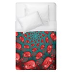 Fractal Red Spiral Abstract Art Duvet Cover (Single Size)
