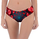 Fractal Red Spiral Abstract Art Reversible Classic Bikini Bottoms