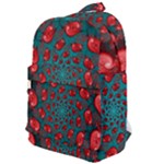 Fractal Red Spiral Abstract Art Classic Backpack