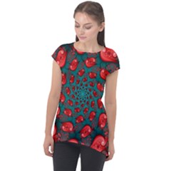 Cap Sleeve High Low Top 