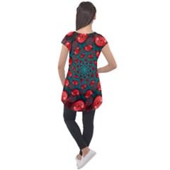 Cap Sleeve High Low Top 