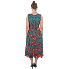 Midi Tie-Back Chiffon Dress 