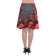 Chiffon Wrap Front Skirt 
