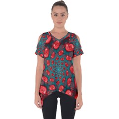 Cut Out Side Drop T-Shirt 