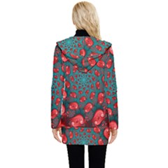 Button Up Hooded Coat  