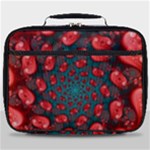 Fractal Red Spiral Abstract Art Full Print Lunch Bag