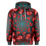 Fractal Red Spiral Abstract Art Men s Overhead Hoodie