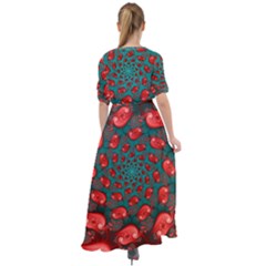 Waist Tie Boho Maxi Dress 