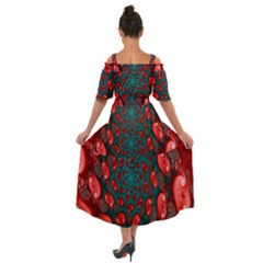 Shoulder Straps Boho Maxi Dress  