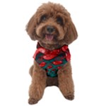 Fractal Red Spiral Abstract Art Dog Sweater