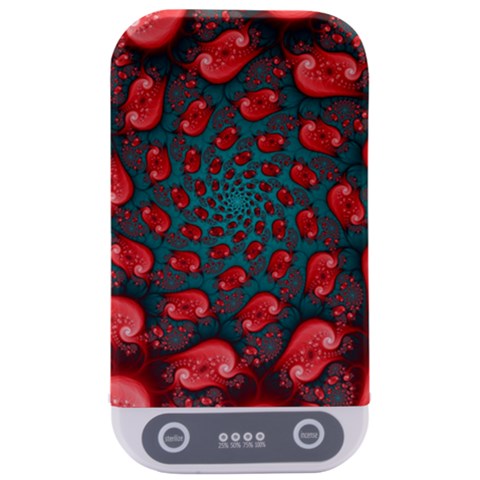 Fractal Red Spiral Abstract Art Sterilizers from ArtsNow.com