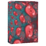 Fractal Red Spiral Abstract Art Playing Cards Single Design (Rectangle) with Custom Box