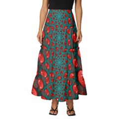 Tiered Ruffle Maxi Skirt 