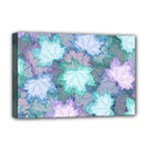 Leaves Glitter Background Winter Deluxe Canvas 18  x 12  (Stretched)