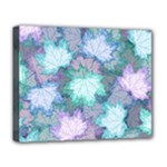 Leaves Glitter Background Winter Deluxe Canvas 20  x 16  (Stretched)