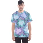 Leaves Glitter Background Winter Men s Sport Mesh T-Shirt