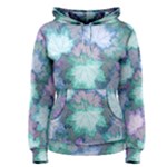 Leaves Glitter Background Winter Women s Pullover Hoodie