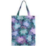 Leaves Glitter Background Winter Zipper Classic Tote Bag