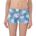 Leaves Glitter Background Winter Boyleg Bikini Bottoms