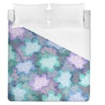 Leaves Glitter Background Winter Duvet Cover (Queen Size)