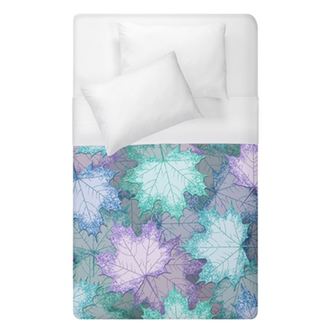 Leaves Glitter Background Winter Duvet Cover (Single Size) from ArtsNow.com