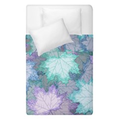 Leaves Glitter Background Winter Duvet Cover Double Side (Single Size) from ArtsNow.com