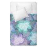 Leaves Glitter Background Winter Duvet Cover Double Side (Single Size)