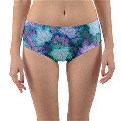 Reversible Mid-Waist Bikini Bottoms 